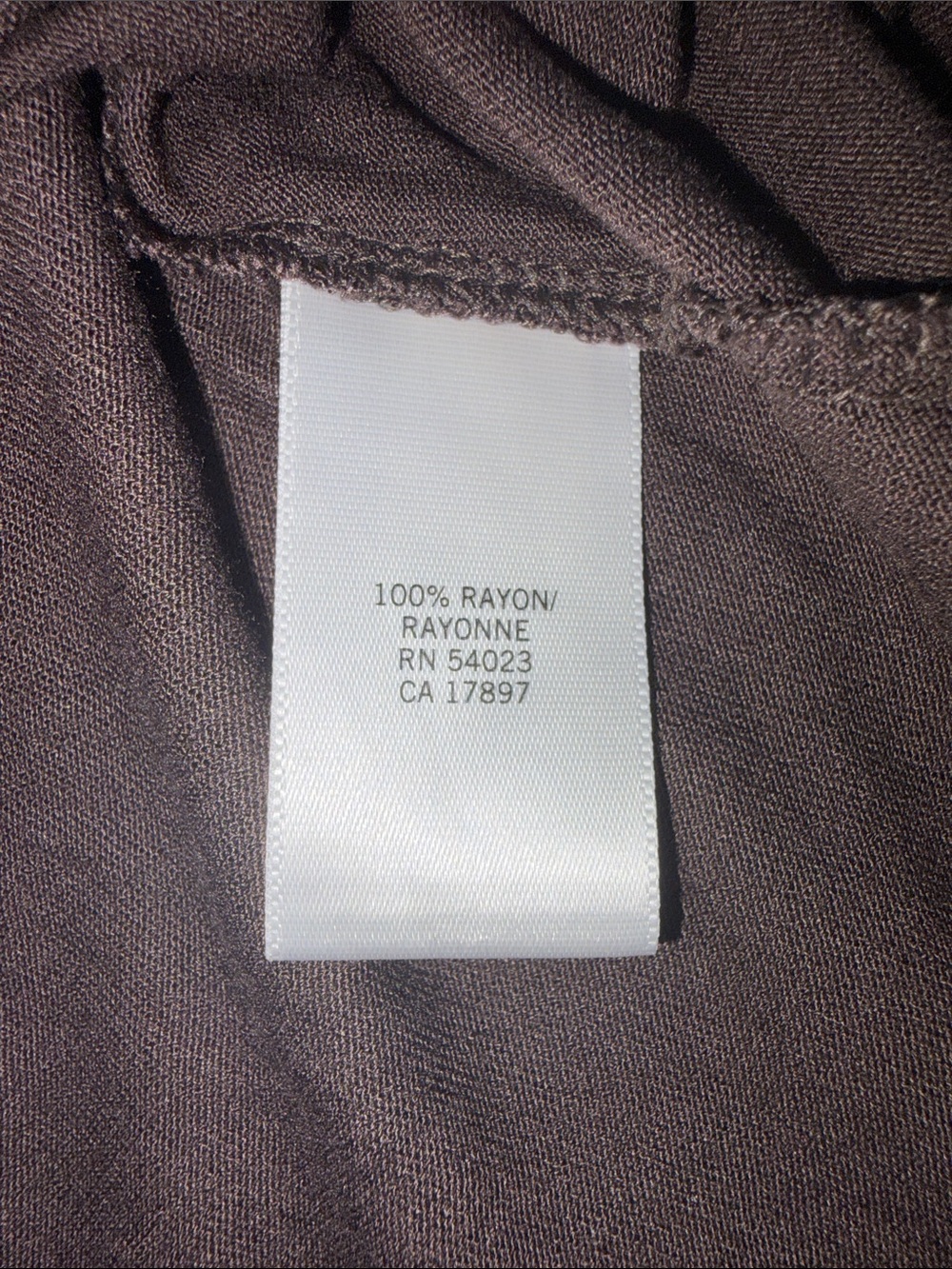 Women's Ruched V-Neck Knit Top -Pink and Brown - Picture 4 of 4